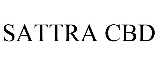Trademark Logo SATTRA CBD
