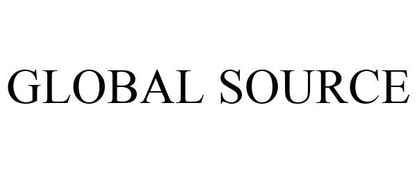 Trademark Logo GLOBAL SOURCE