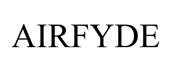 Trademark Logo AIRFYDE
