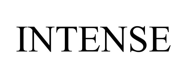 Trademark Logo INTENSE