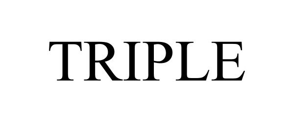Trademark Logo TRIPLE
