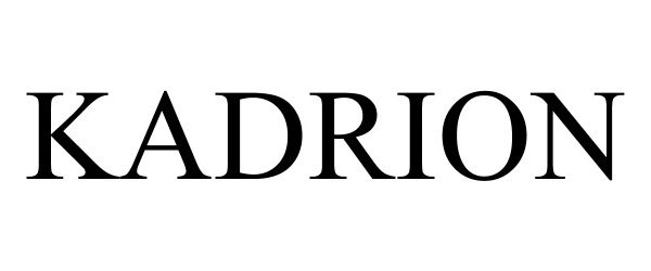 Trademark Logo KADRION