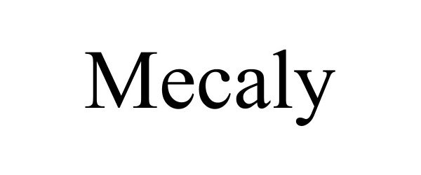 Trademark Logo MECALY