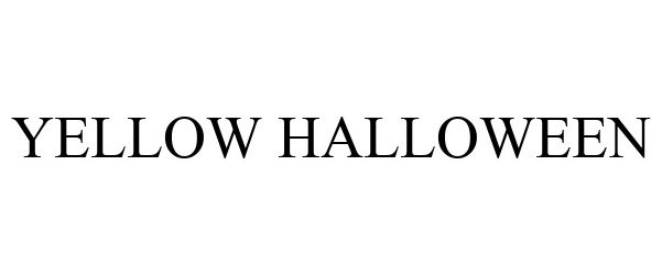 Trademark Logo YELLOW HALLOWEEN