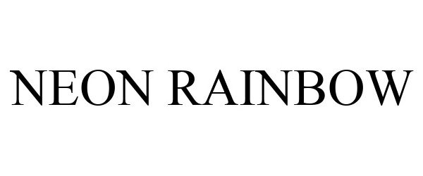 Trademark Logo NEON RAINBOW