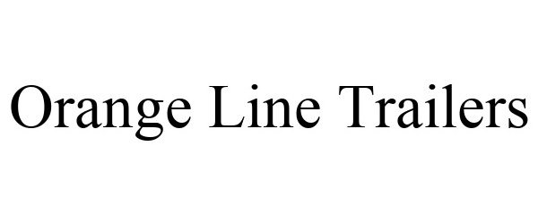  ORANGE LINE TRAILERS