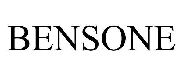 Trademark Logo BENSONE