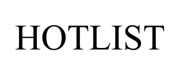 Trademark Logo HOTLIST
