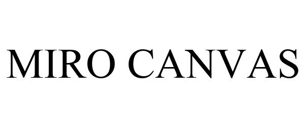 Trademark Logo MIRO CANVAS