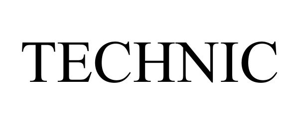 Trademark Logo TECHNIC