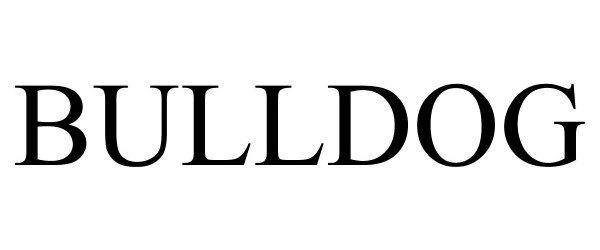 Trademark Logo BULLDOG