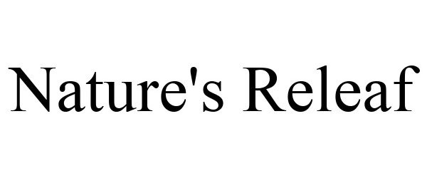 Trademark Logo NATURE'S RELEAF