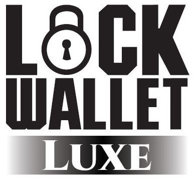 Trademark Logo LOCK WALLET LUXE