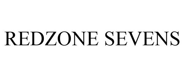 Trademark Logo REDZONE SEVENS