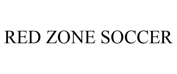 Trademark Logo RED ZONE SOCCER