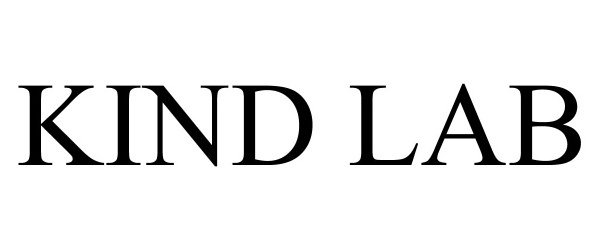 Trademark Logo KIND LAB