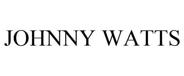  JOHNNY WATTS