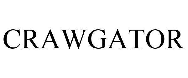Trademark Logo CRAWGATOR