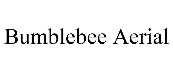 Trademark Logo BUMBLEBEE AERIAL