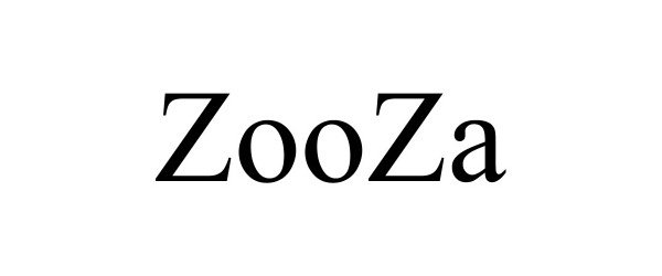 Trademark Logo ZOOZA