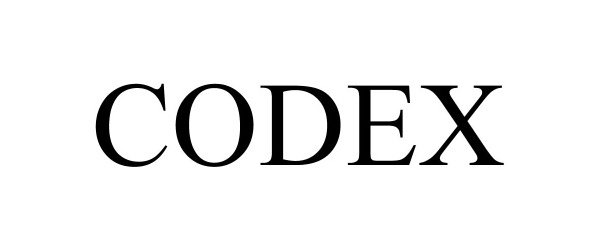 Trademark Logo CODEX