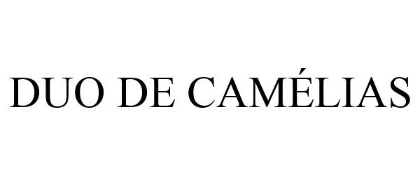 Trademark Logo DUO DE CAMÉLIAS