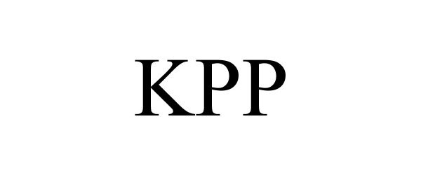 Trademark Logo KPP