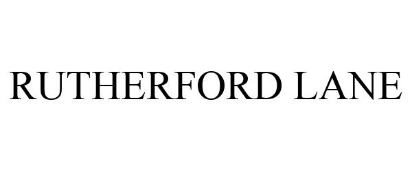 Trademark Logo RUTHERFORD LANE