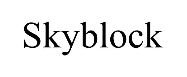 Trademark Logo SKYBLOCK