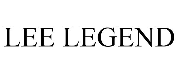 Trademark Logo LEE LEGEND