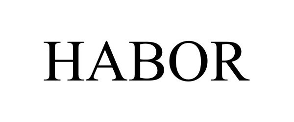 Trademark Logo HABOR