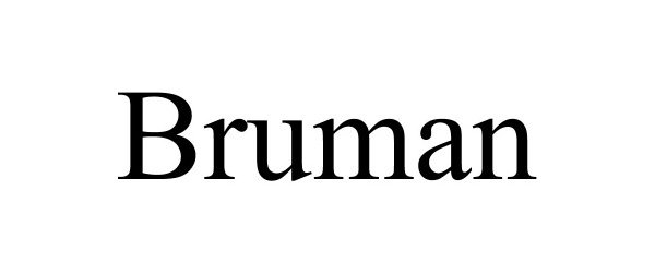 Trademark Logo BRUMAN