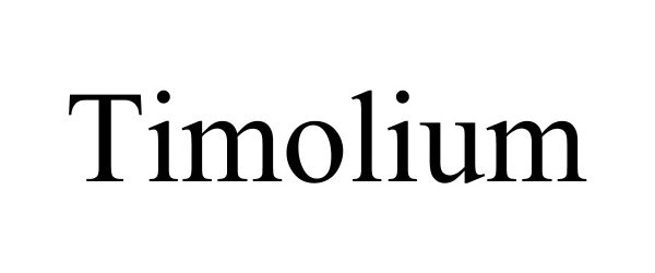 Trademark Logo TIMOLIUM