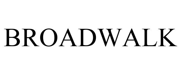 Trademark Logo BROADWALK