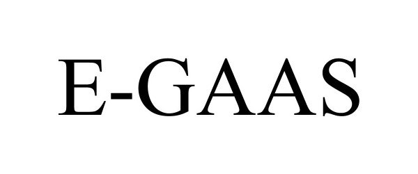 Trademark Logo E-GAAS