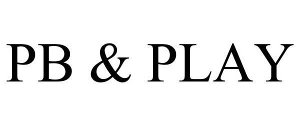 Trademark Logo PB & PLAY