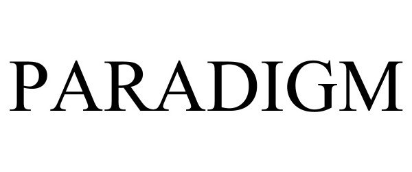 Trademark Logo PARADIGM