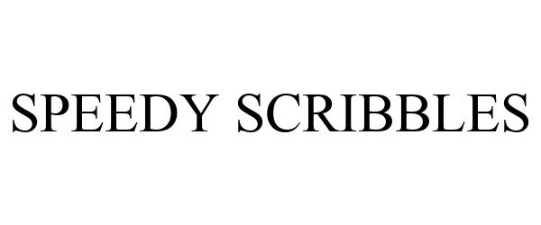 Trademark Logo SPEEDY SCRIBBLES