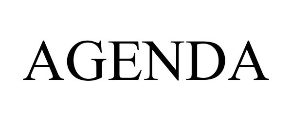 Trademark Logo AGENDA