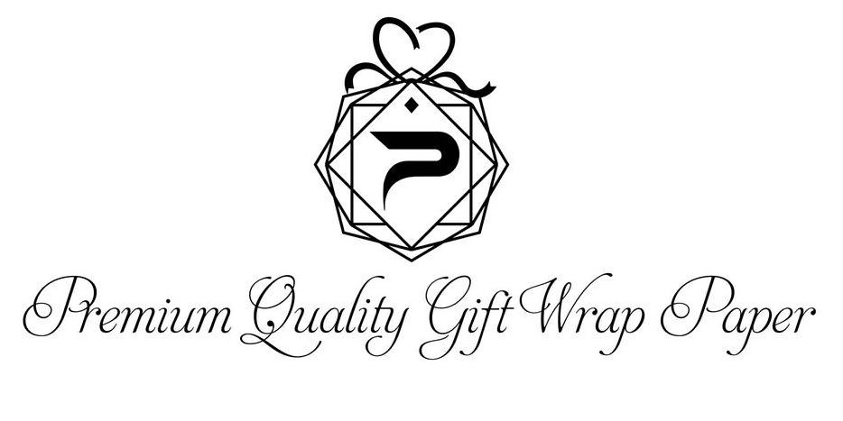  P PREMIUM QUALITY GIFT WRAP PAPER