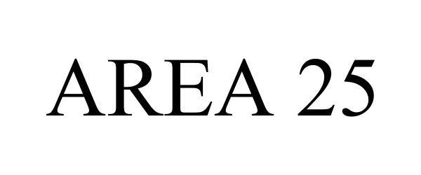 Trademark Logo AREA 25