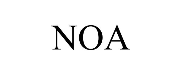 Trademark Logo NOA