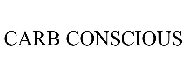 Trademark Logo CARB CONSCIOUS