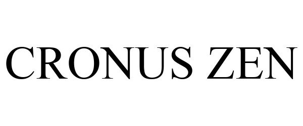 Trademark Logo CRONUS ZEN