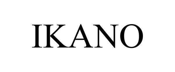 Trademark Logo IKANO