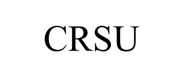 Trademark Logo CRSU