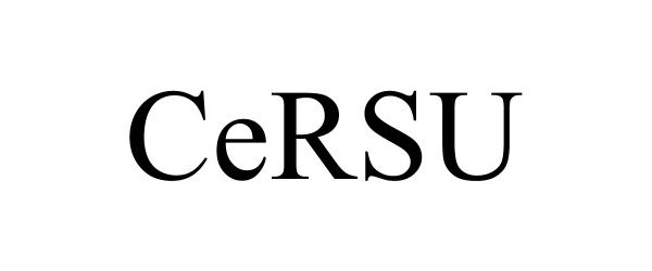 Trademark Logo CERSU
