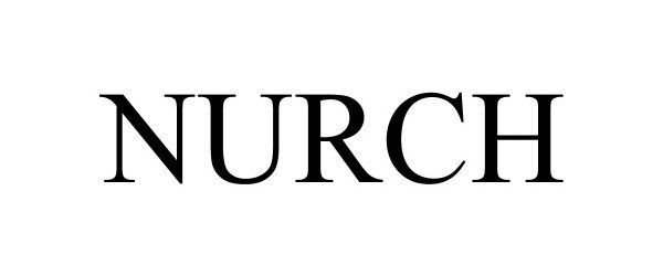 Trademark Logo NURCH