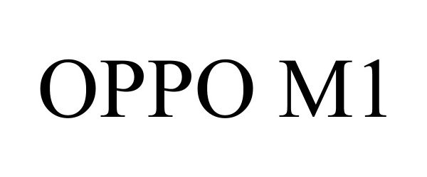 Trademark Logo OPPO M1