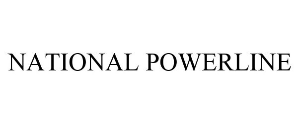 Trademark Logo NATIONAL POWERLINE
